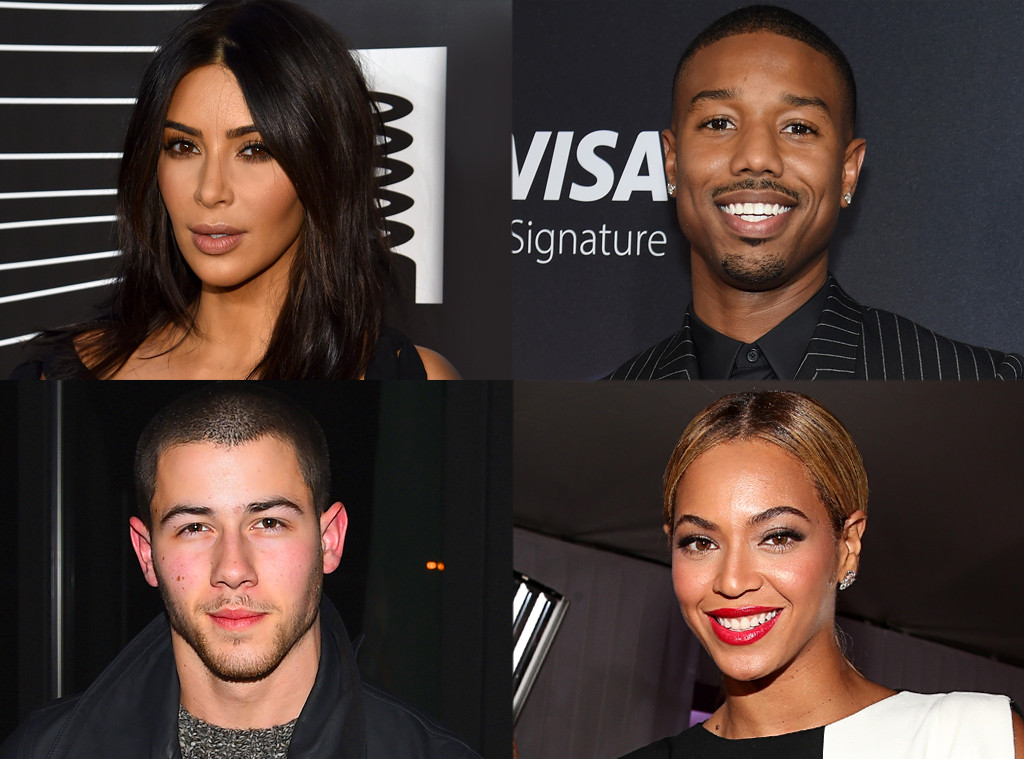 Kim Kardashian, Nick Jonas, Beyonce, Michael B. Jordan Kim Kardashian, Nick Jonas, Beyonce, Michael B. Jordan